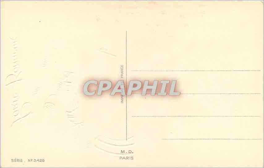 CPA Porte Bonheur  — Rückseite