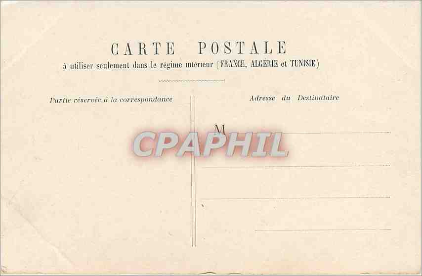 CPA Paris boulevard de la Medeleine  — Verso