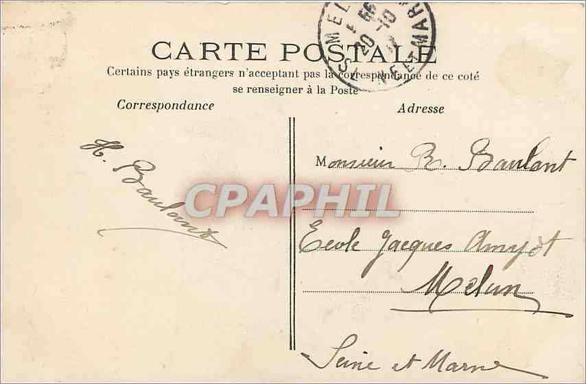 CPA Paris Buttes Chaumont la Montee au Belvedere  — Rückseite
