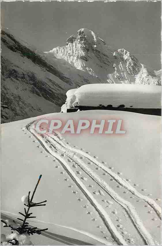 CPA Murren Landschaft mit Gspaltenhorn 