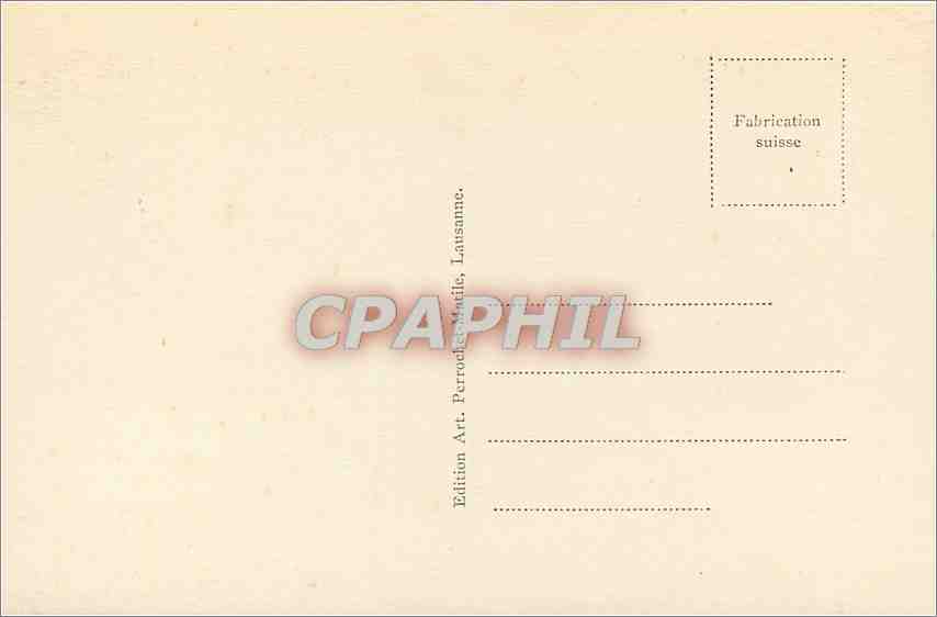 CPM Lac Noir et le pic de Chaussy  — Rückseite