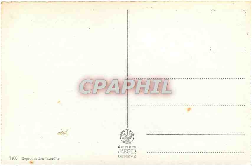 CPM Geneve la rade le jet d'Eau ile J J Rousseau et le Mont Blanc monument Brunswick le theatre et l — Verso