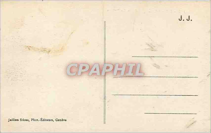 CPM Geneve Palais des Nations  — Verso