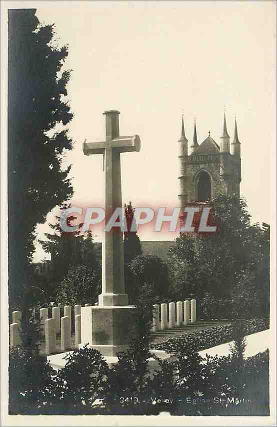 CPA Vevey Eglise Saint Martin 