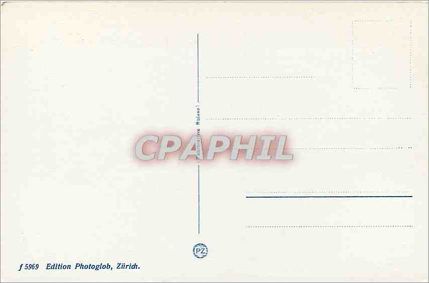 CPA Fribourg vue prise de Perolles  — Verso
