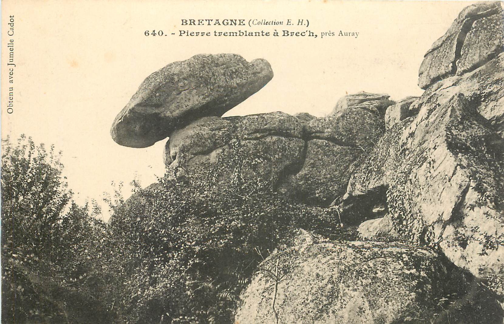 CPA Bretagne Pierre tremblante a Brec'h pres Auray 