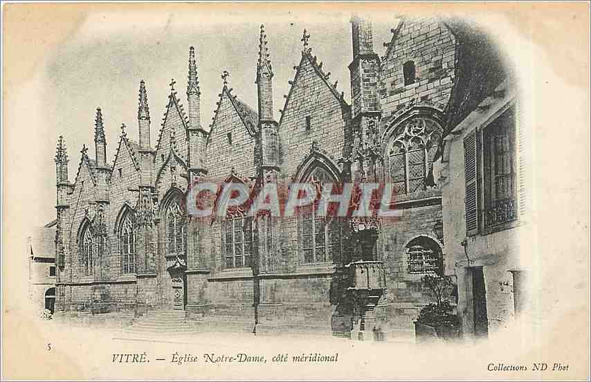 CPA Vitre Eglise Notre Dame cote meridional 