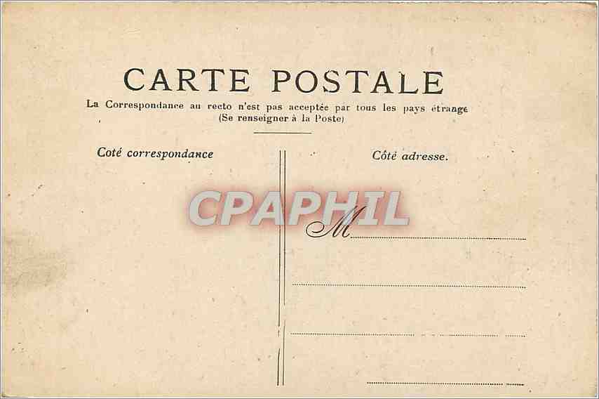 CPA Paris la Conciergerie  — Rückseite