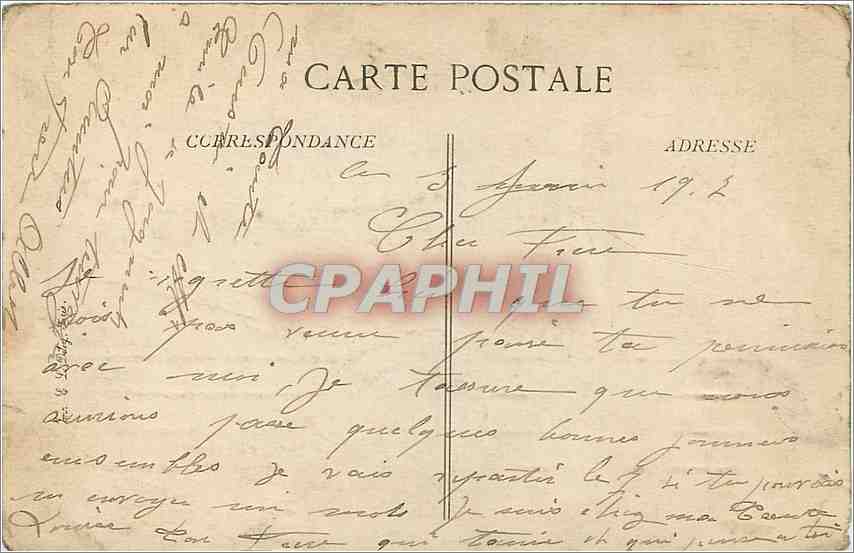 CPA Paris le Louvre  — Rückseite