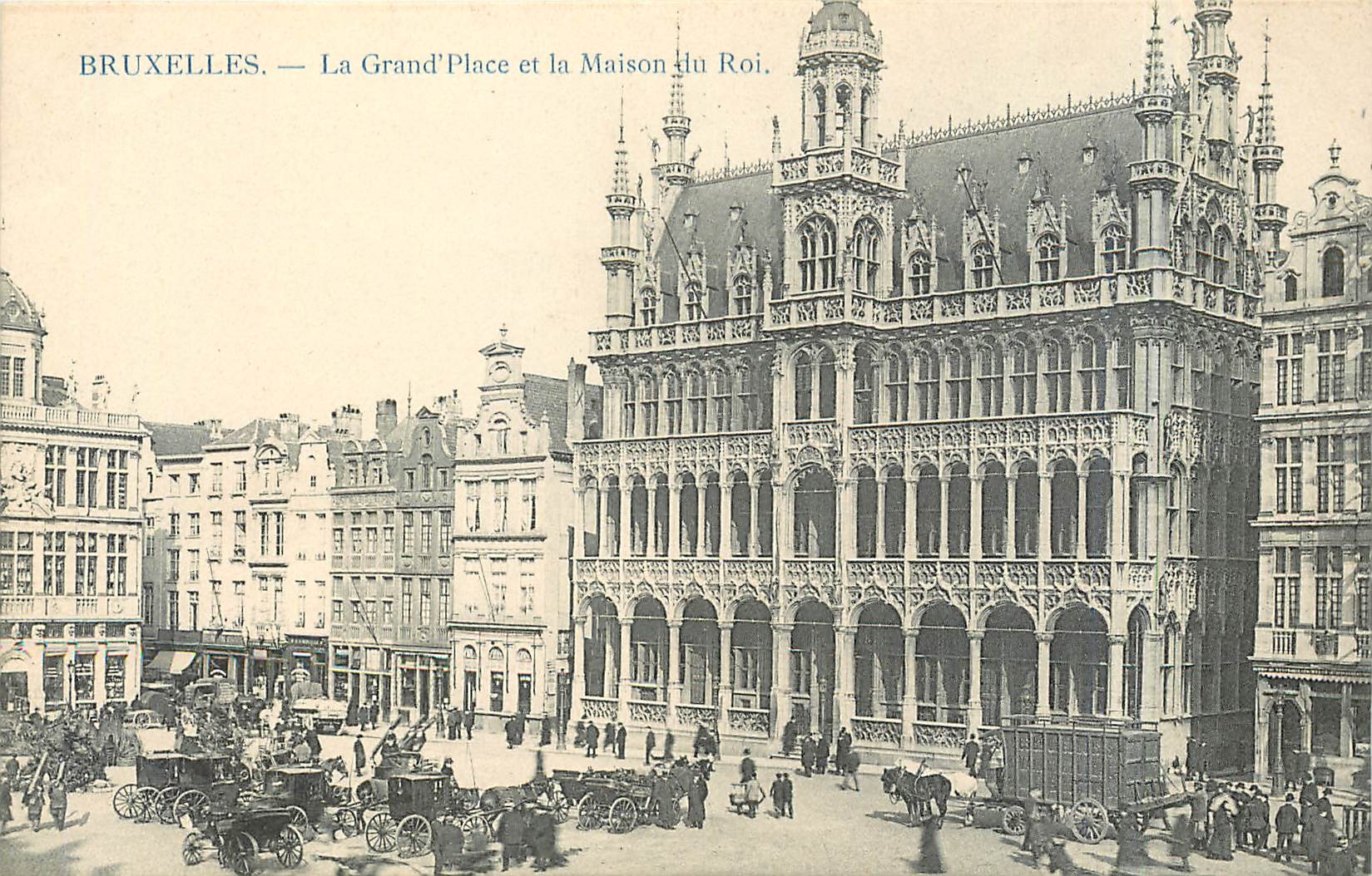 Bruxelles — La Grand'Place et la Maison du Roi — CPAPHIL