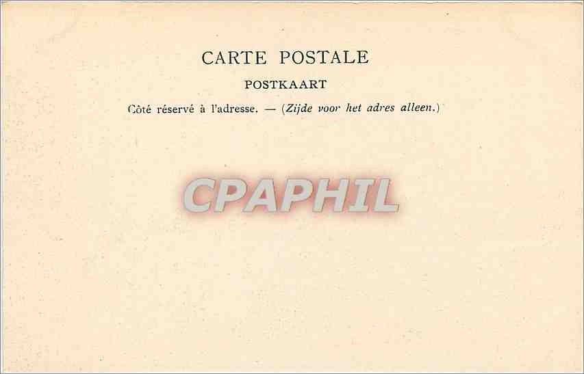 Bruxelles — La Grand'Place et la Maison du Roi — CPAPHIL — Verso