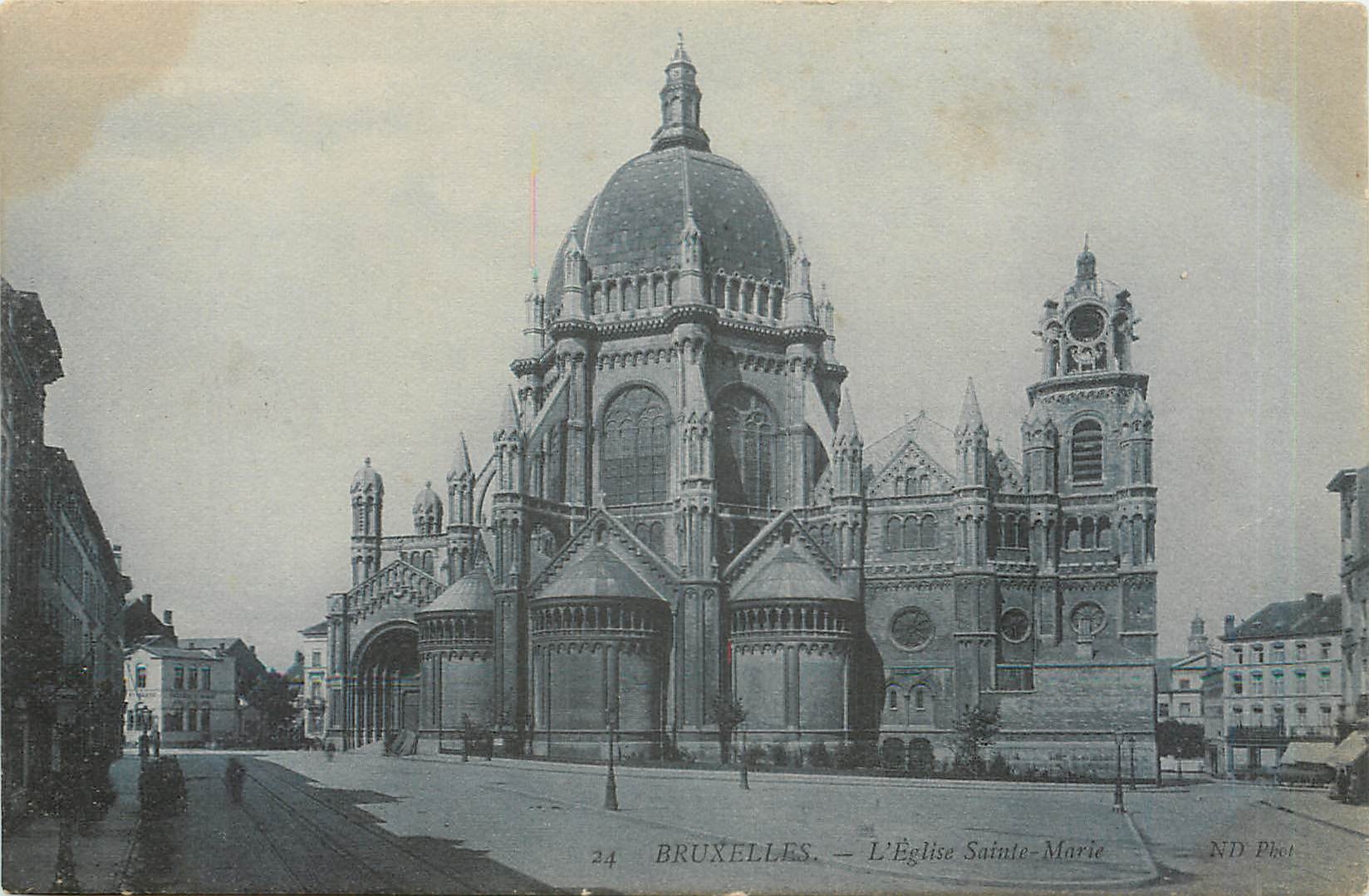 CPA Bruxelles l'Eglise Sainte Marle 