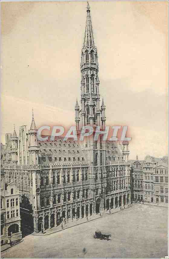 CPA Bruxelles hotel de ville 