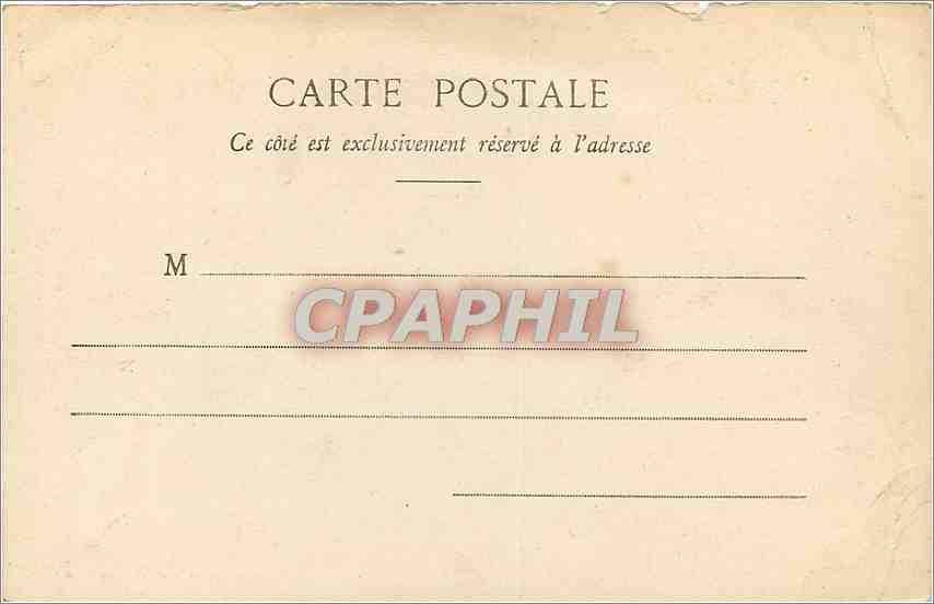 CPA L'Amour en Bretagne Rosporden le Denouement  — Rückseite
