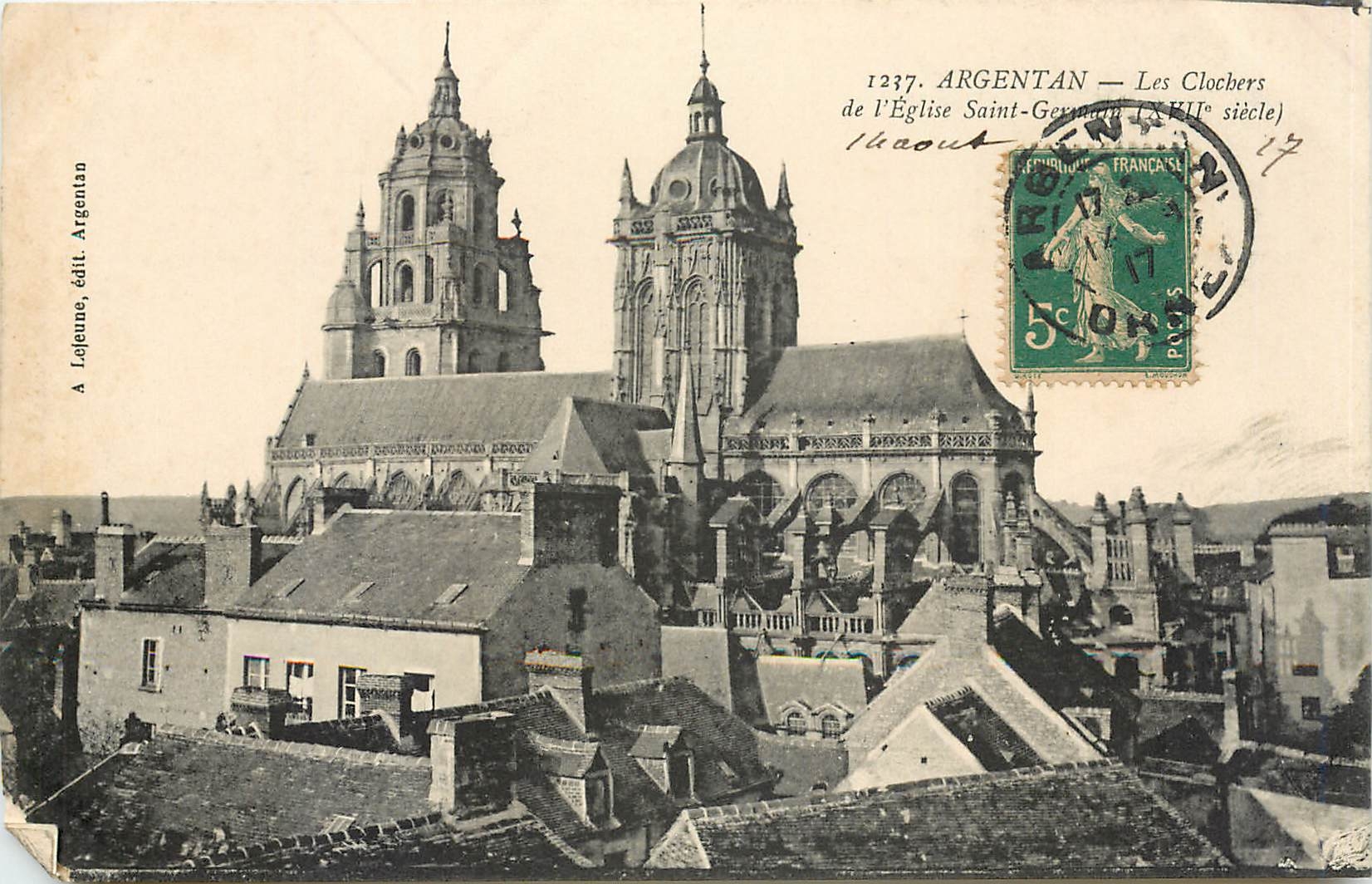 CPA Argentan les Clochers de l'Eglise Saint XVII siecle 