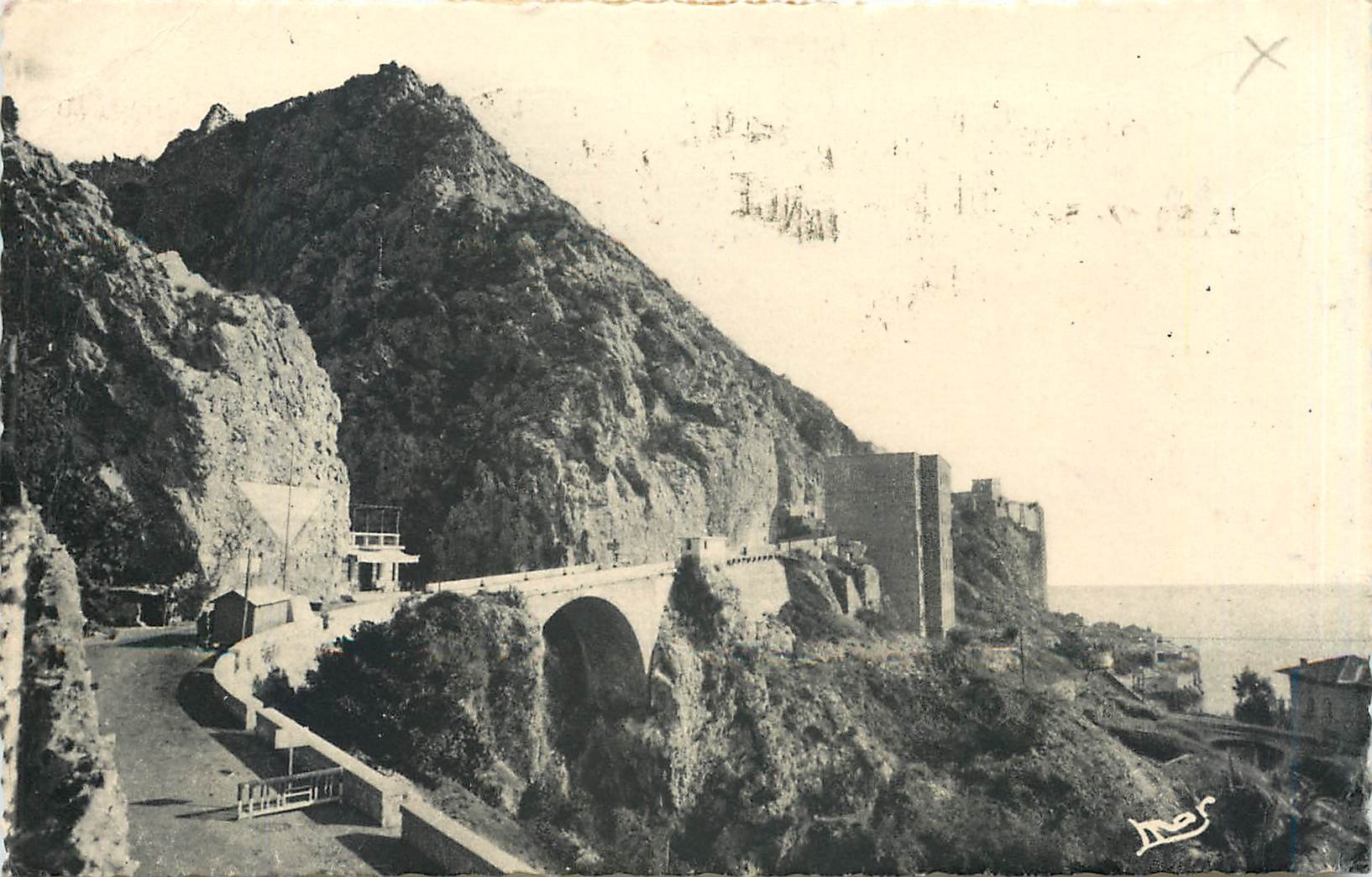 CPA Frontiere Franco Italienne le pont Saint Louis 