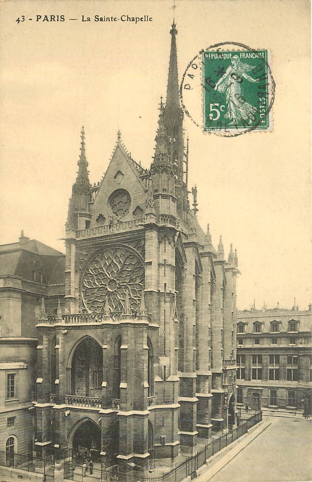 CPA Paris la Sainte Chapelle 