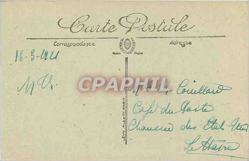 CPA Versailles la chapelle  — Rückseite