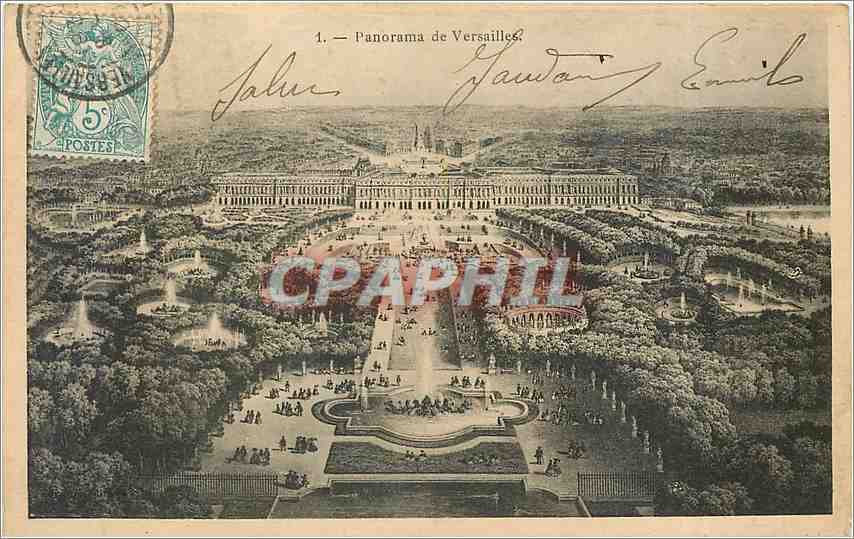 CPA Panorama de Versailles 