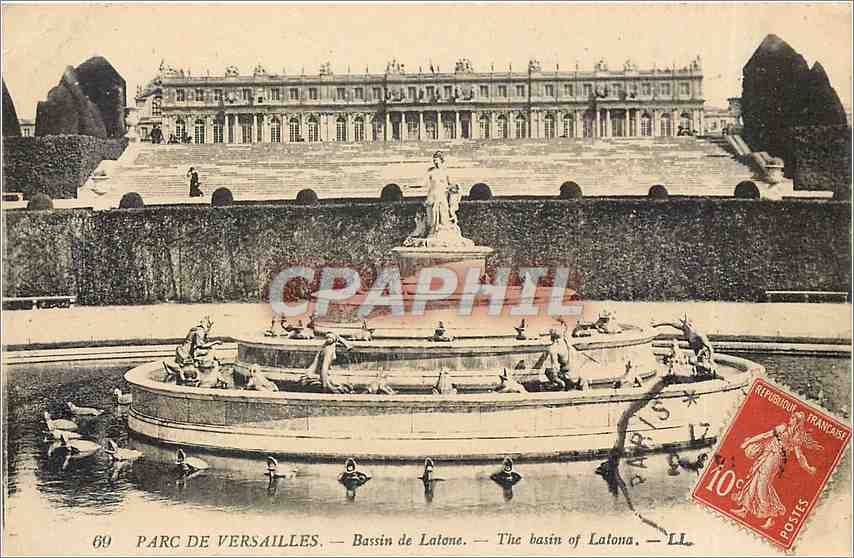 CPA Parc de Versailles Bassin de Latone 