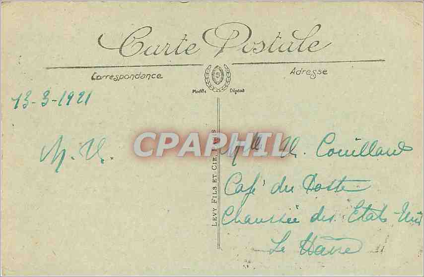 CPA Parc de Versailles Bassin de Latone  — Rückseite