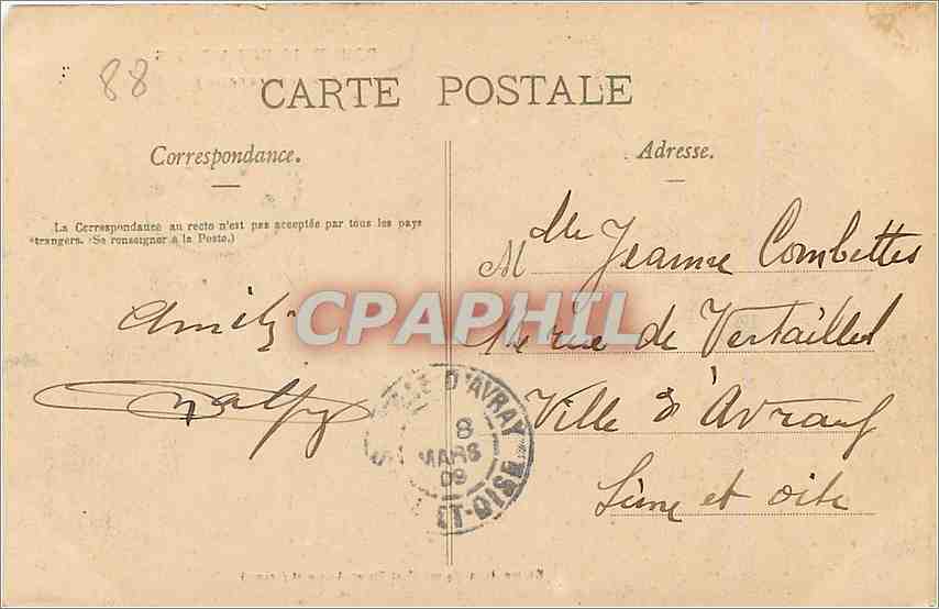Le Donon (1070 m) - Souvenir of the Vosges - Edition by Maison d'Art Victor, Arricourt (France) — Back