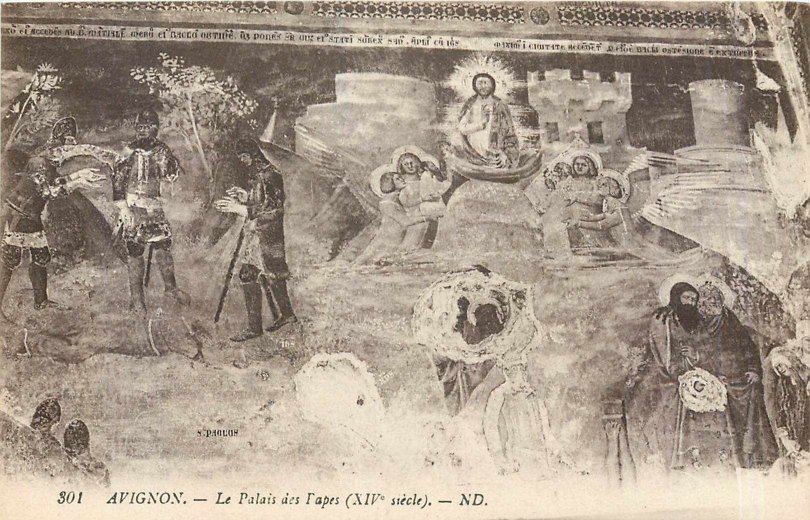 CPA Avignon le Palais des papes XIV siecle 