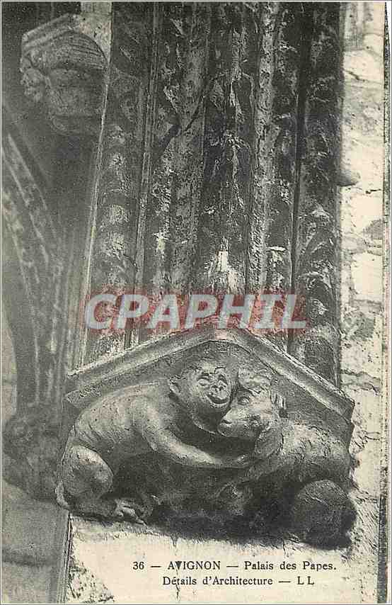 Avignon — Palais des Papes — Détails d'Architecture — LL