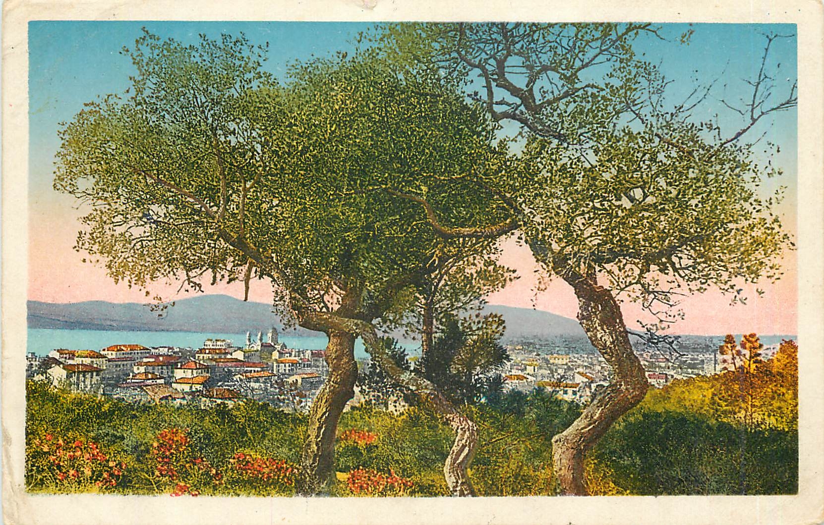 CPA La Cote d'Azur Saint Raphael Var vue generale Etude artistique 
