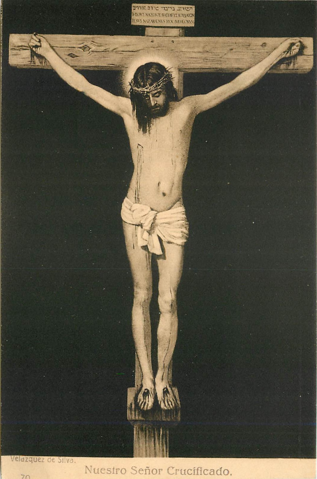 CPA Nuestro Senor Crucificado Museo del Prado Madrid 