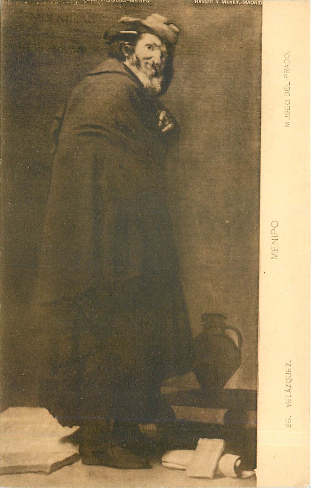 CPA Velazquez Menipo Museo del Prado 
