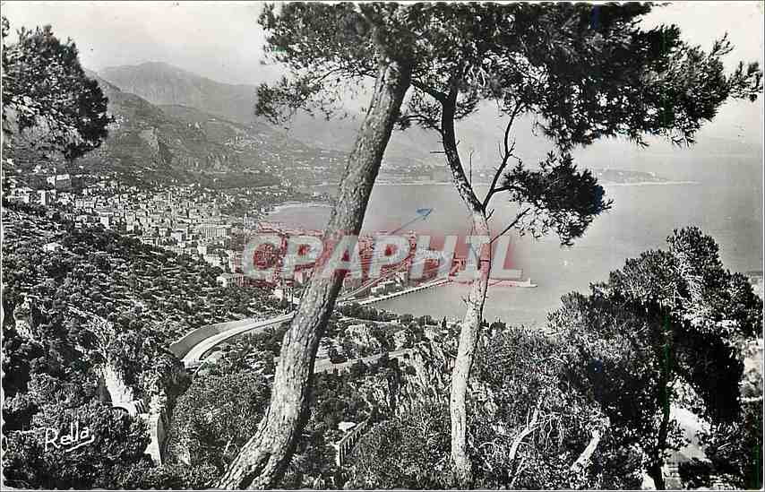 CPA La Cote d'Azur Monte Carlo et le Cap Martin 