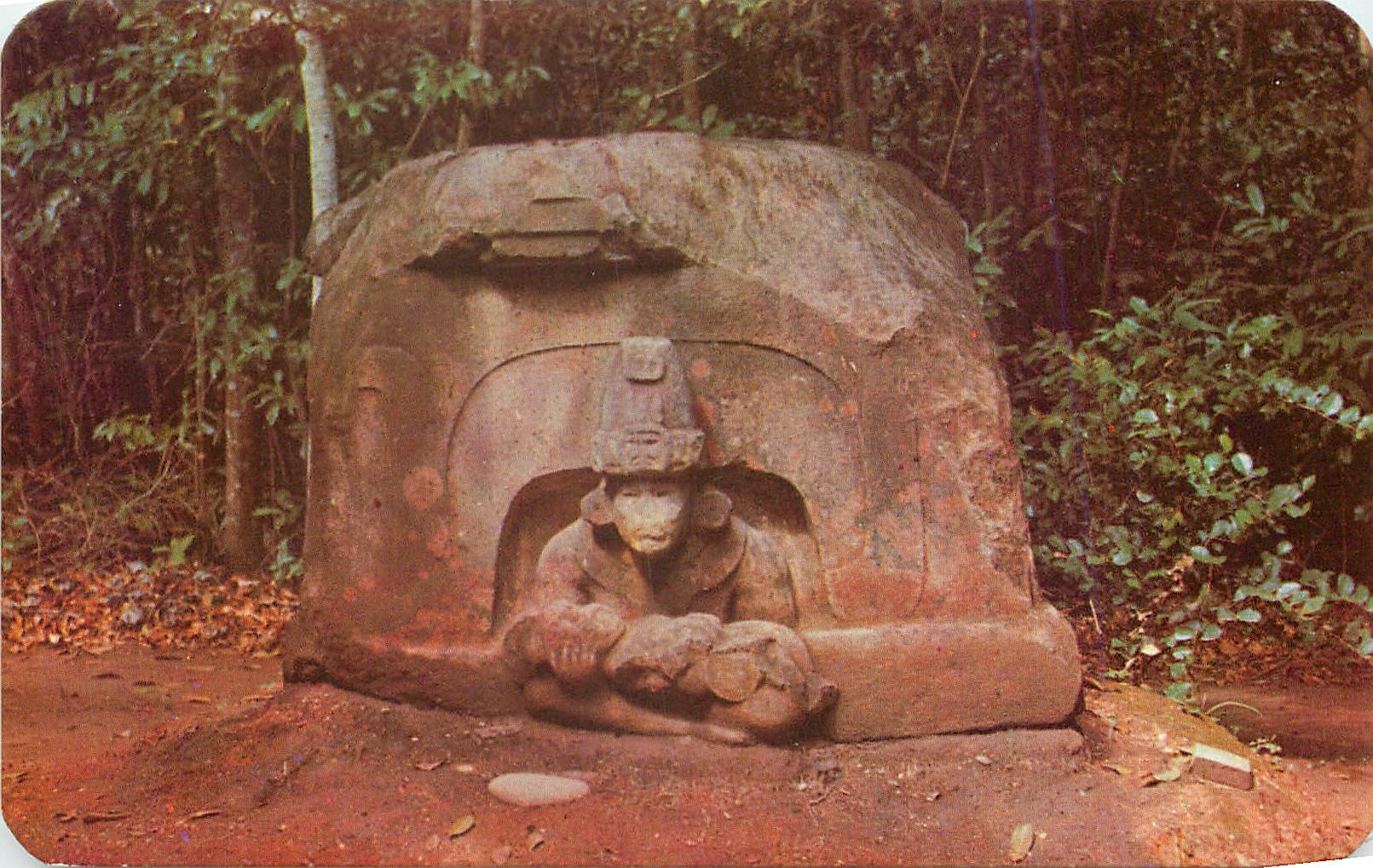 CPA Pieza Arqueologica Museo de la Venta 