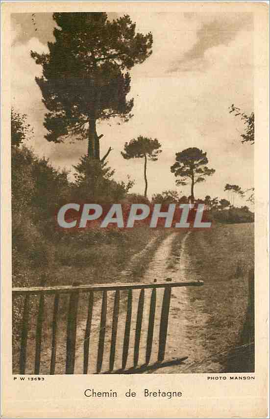 CPA Chemin de Bretagne 
