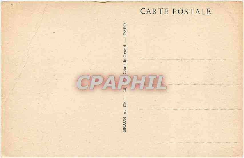 CPA Chemin de Bretagne  — Verso