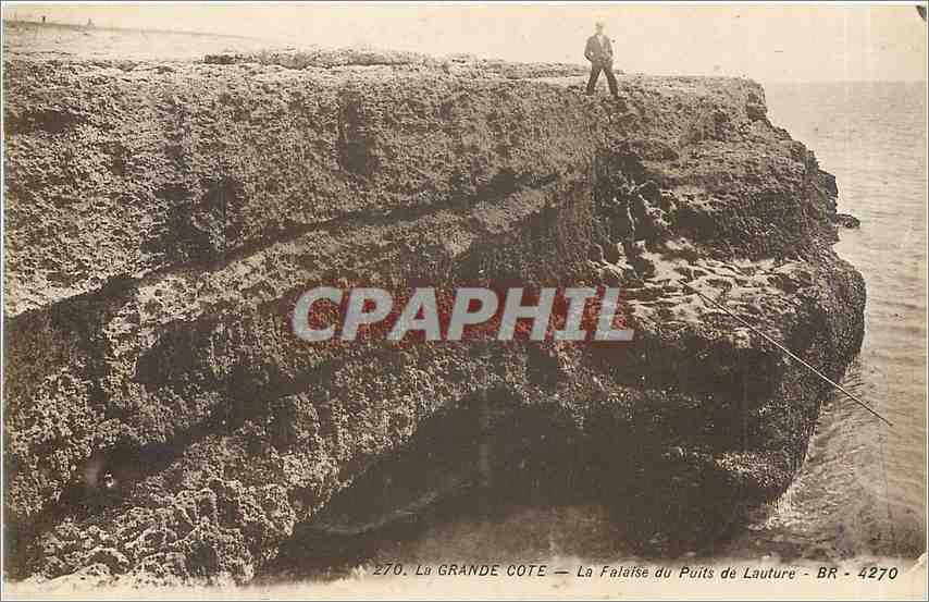 CPA La Grande Cote la Falaise du puits de Lauture 