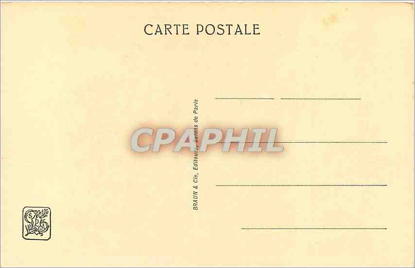 Les Cheveux Dorés — Mlle M. Carpentier — série 01316 — Back