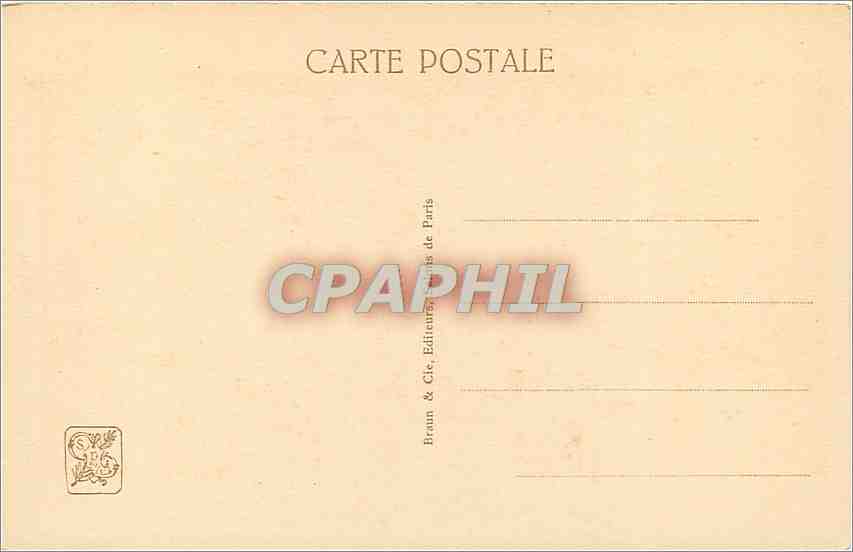 CPA Le Reveil F Charderon  — Verso