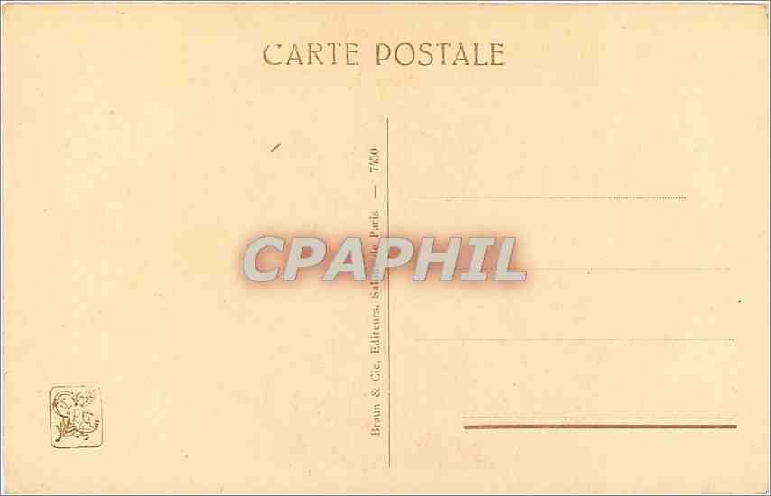 CPA J d'Argoat la priere de l'enfant Jesus  — Rückseite