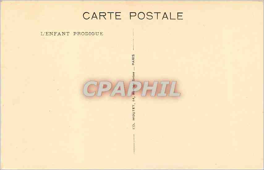 CPA Ed Berger Levrault les Paraboles Eugene Burnand Pinx  — Verso