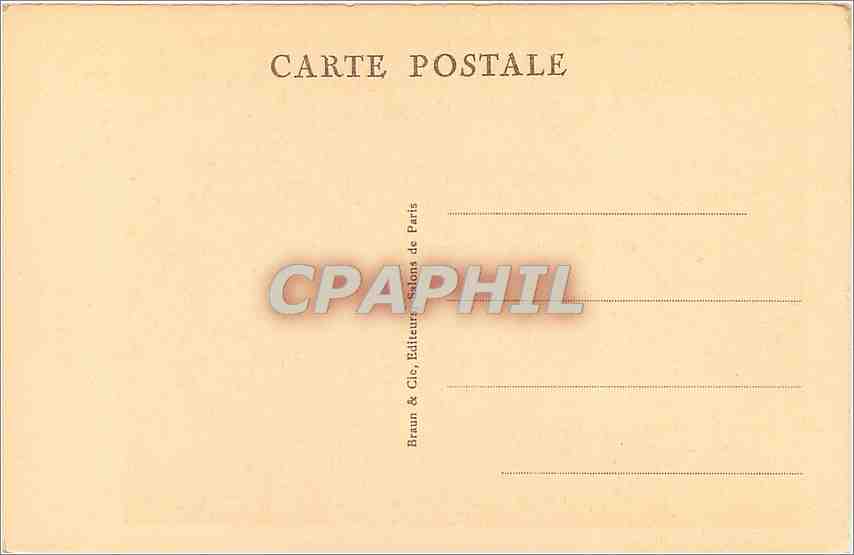 CPA Le Christ au Jardin des Oliviers Mlle C Mannot  — Verso