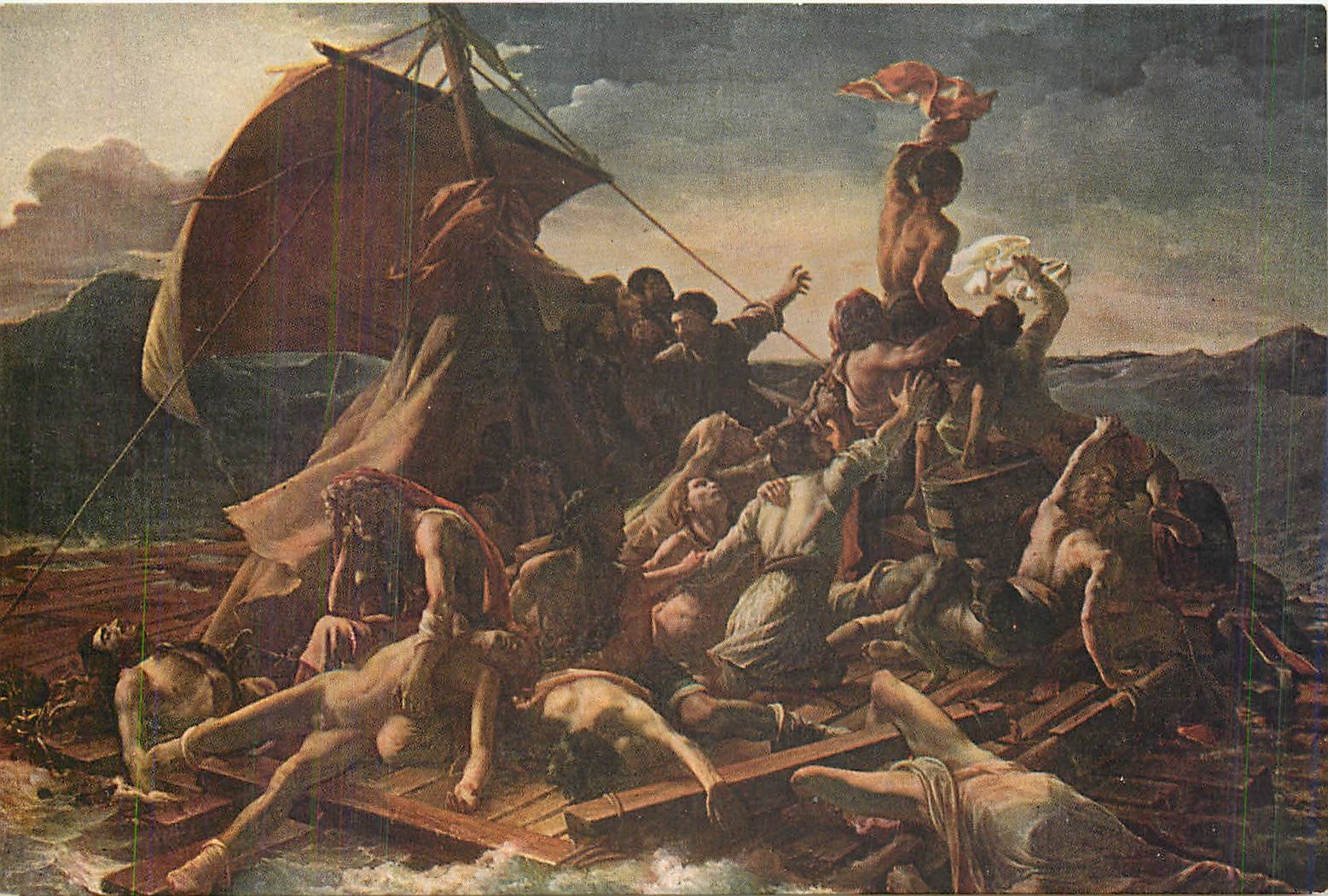 CPA J L A Theodore Cericault le Radeau de la Meduse 