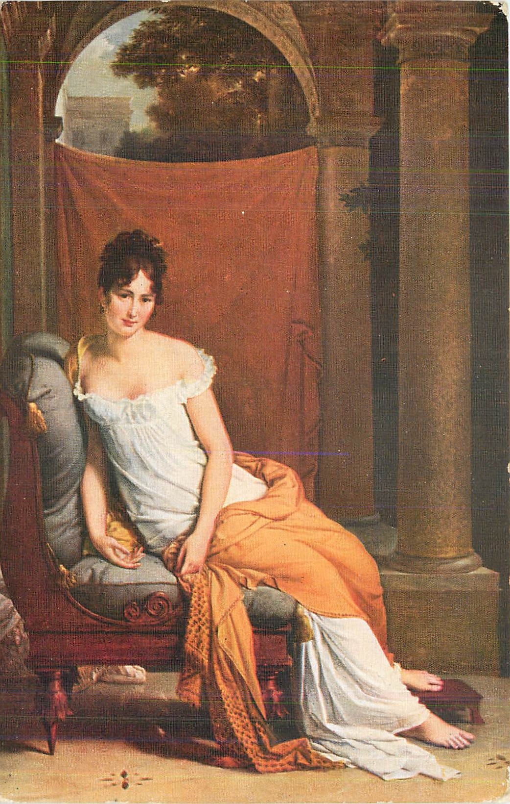 CPA Francois Pascal Baron Gerard 1770 1837 Madame Recamier 