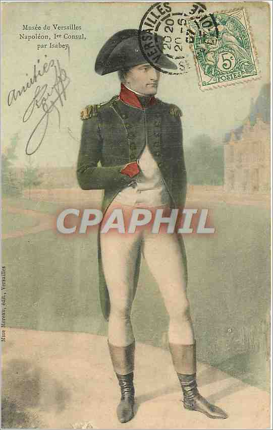 CPA Musee de Versailles Napoleon Ier Consul par Isabey 