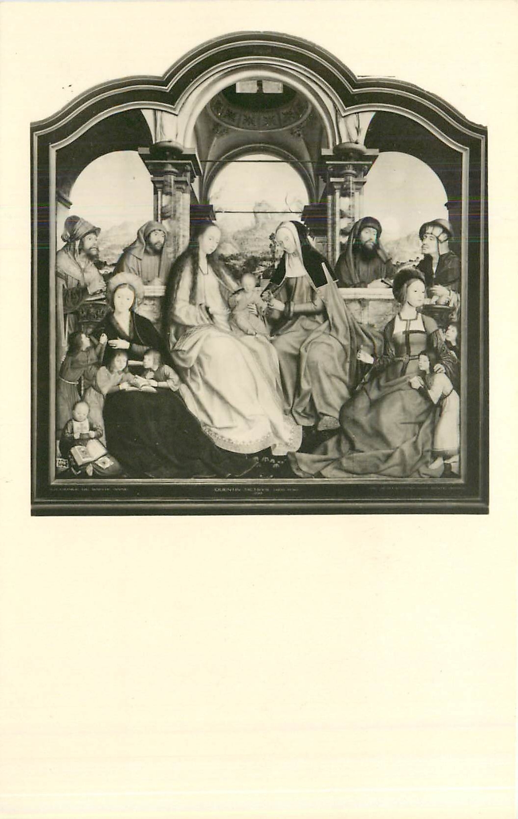 CPA Quirten Metsys le Retable de Sainte Anne centre 
