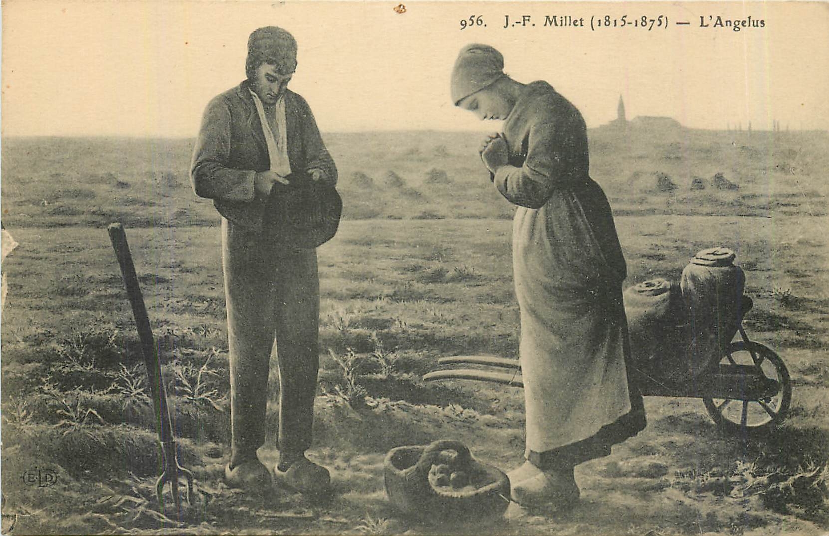 CPA J F Millet 1815 1875 l'Angelus 