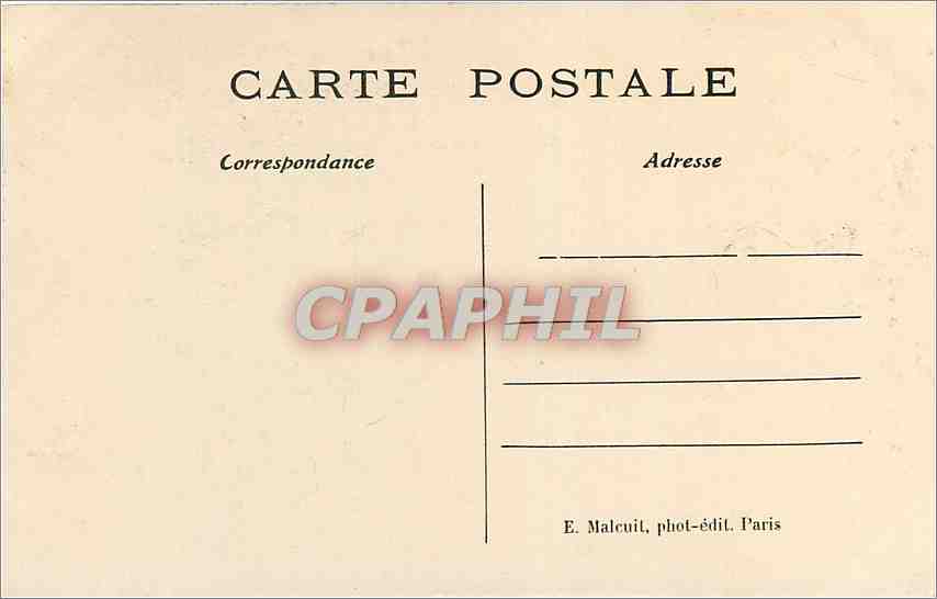CPA La Tour de Robinson  — Rückseite