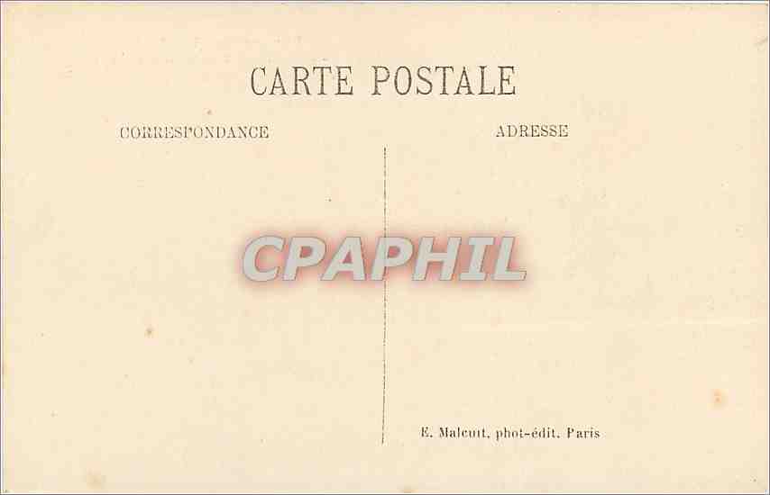 CPA Vincennes le Fort le Pont Levis  — Rückseite