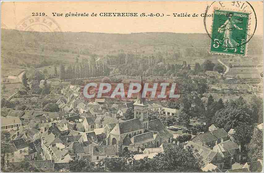 CPA Vue generale de Chevreuse S et O Valle de 