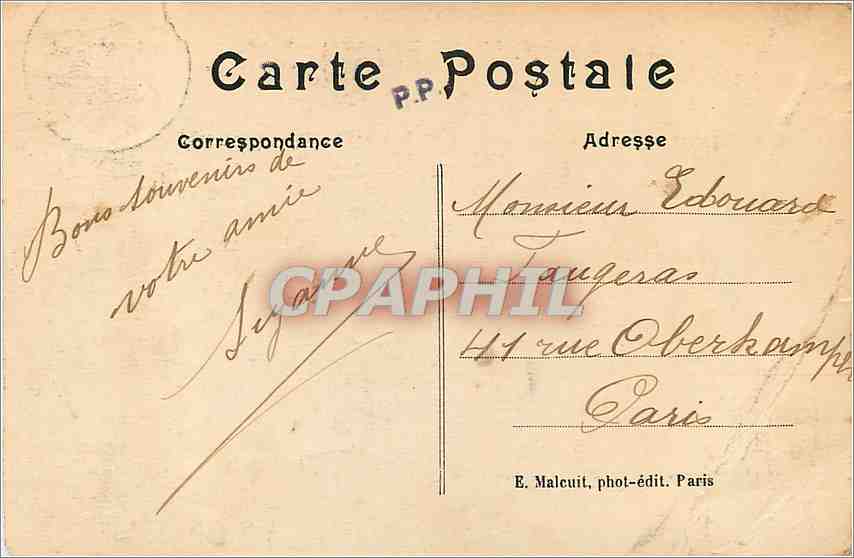 CPA Vue generale de Chevreuse S et O Valle de  — Back